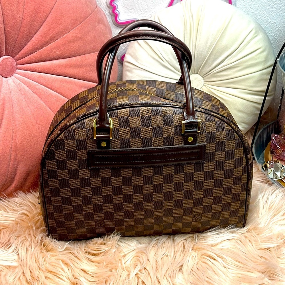 LOUIS VUITTON Damier Nolita 24 Boston Bag - Picture 1 of 13